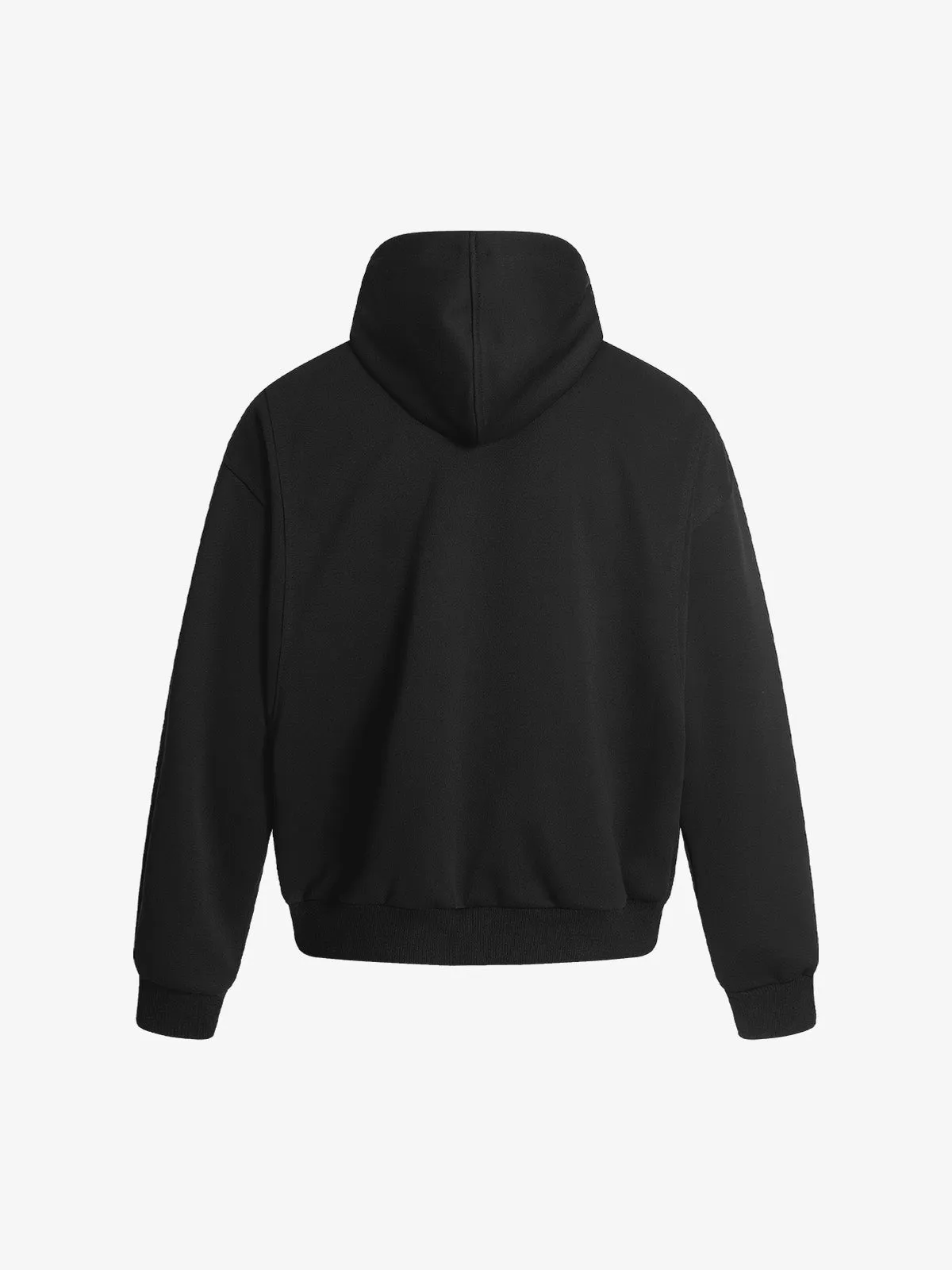 Street Deconstructed Split Zippered Hooded Sweatshirt sold by Thesupermade product image thumbnail 4