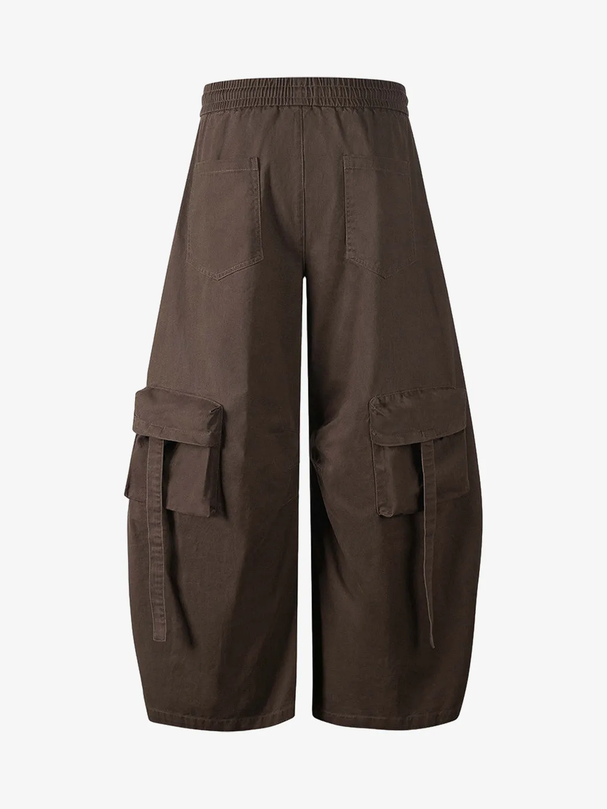 Functional Style Multi-pocket Cargo Barrel Pants sold by Thesupermade product image thumbnail 3