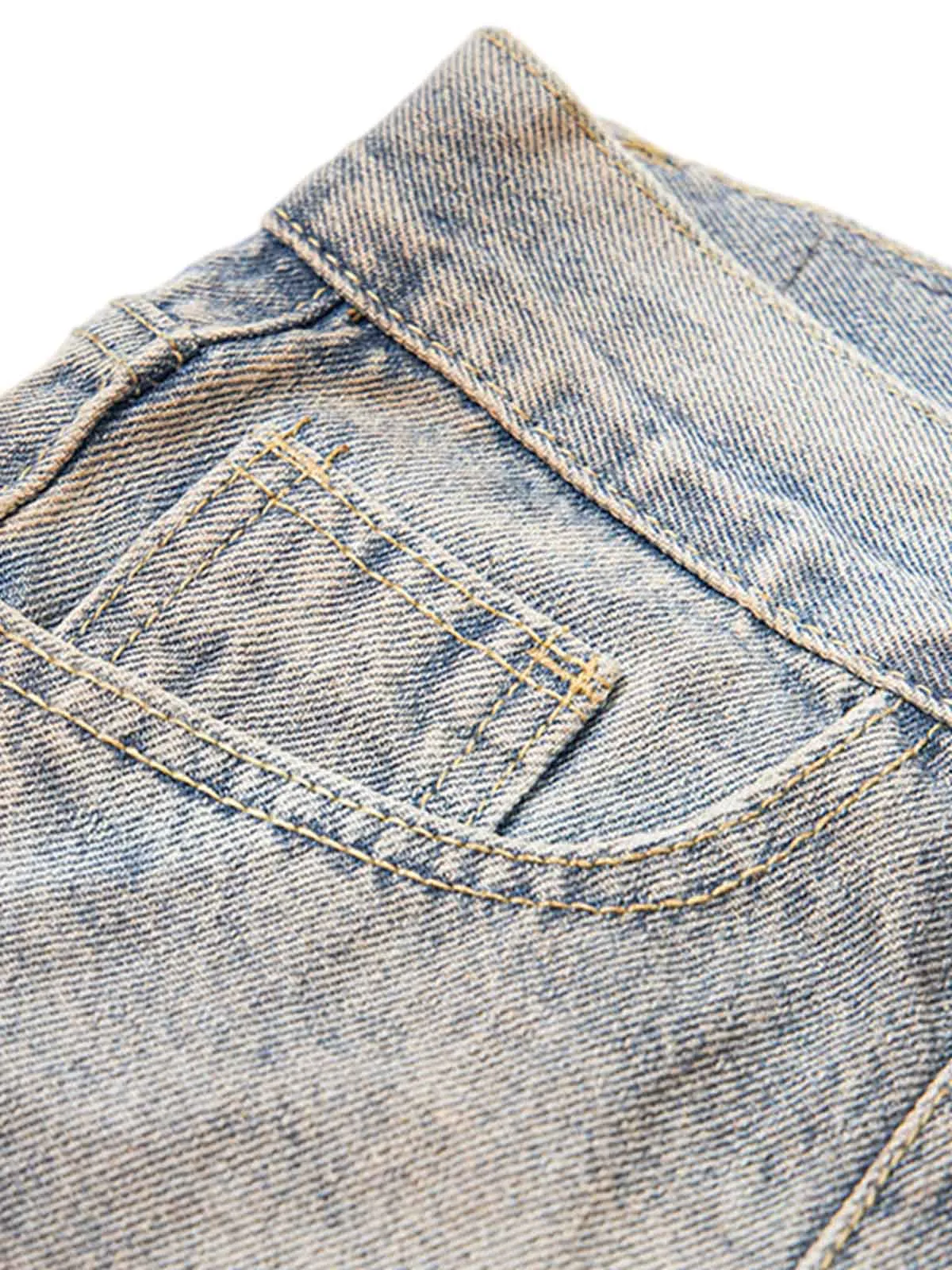 Retro Distressed Dirty Jeans sold by Thesupermade product image thumbnail 3