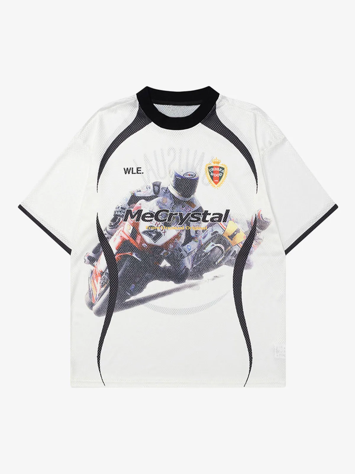 Motorcycle Racing Character Print Short-Sleeved T-Shirt sold by Thesupermade