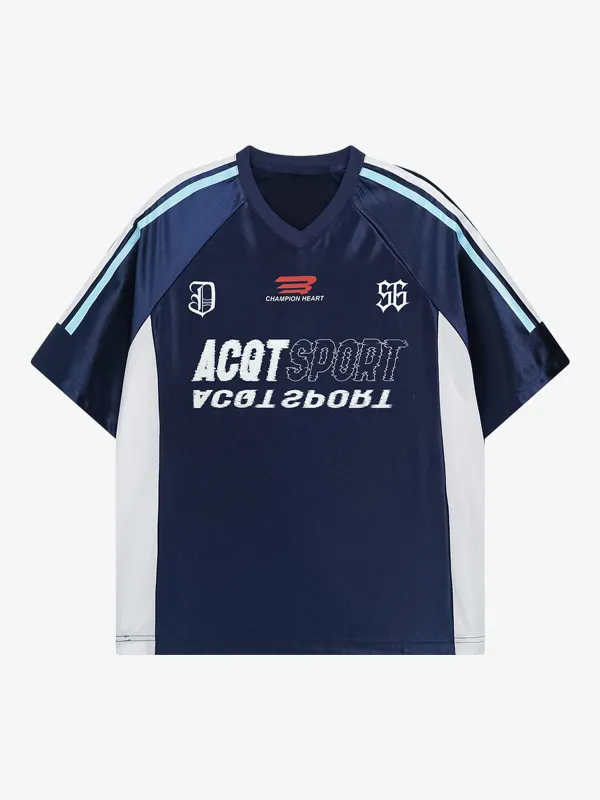 Satin Shiny Jersey Racing Sports T-shirt sold by Thesupermade