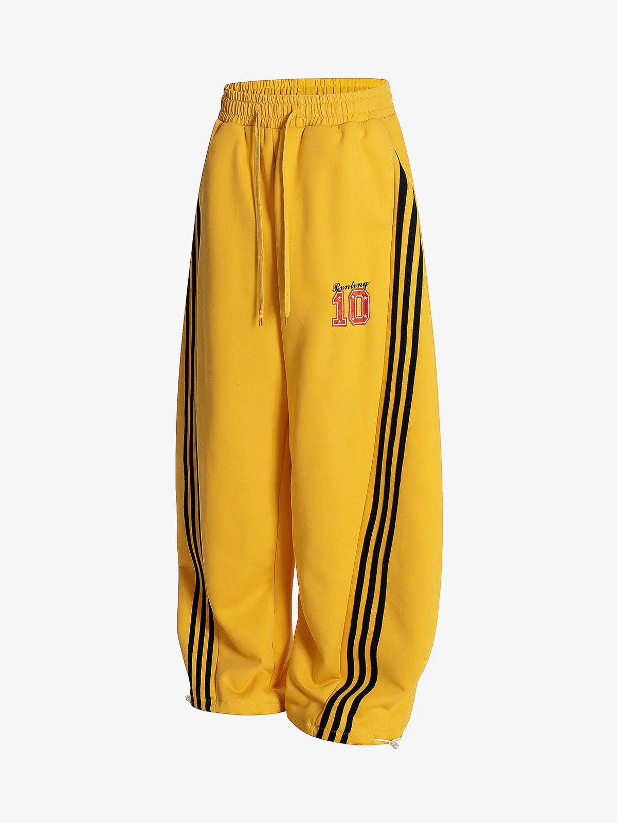 Fleece Vintage Side Stripe Drape Paratrooper Machete Wide Leg Pants - 2488 sold by Thesupermade product image thumbnail 3