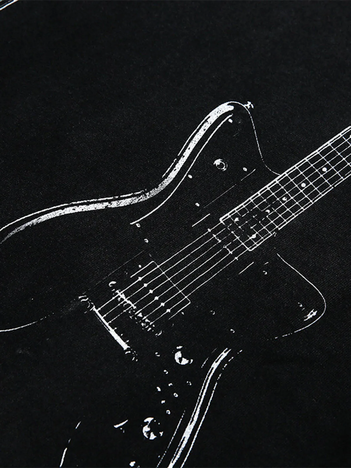 American Retro Rivet Design Street Hip-Hop Long Sleeves T-Shirt sold by Thesupermade product image thumbnail 5