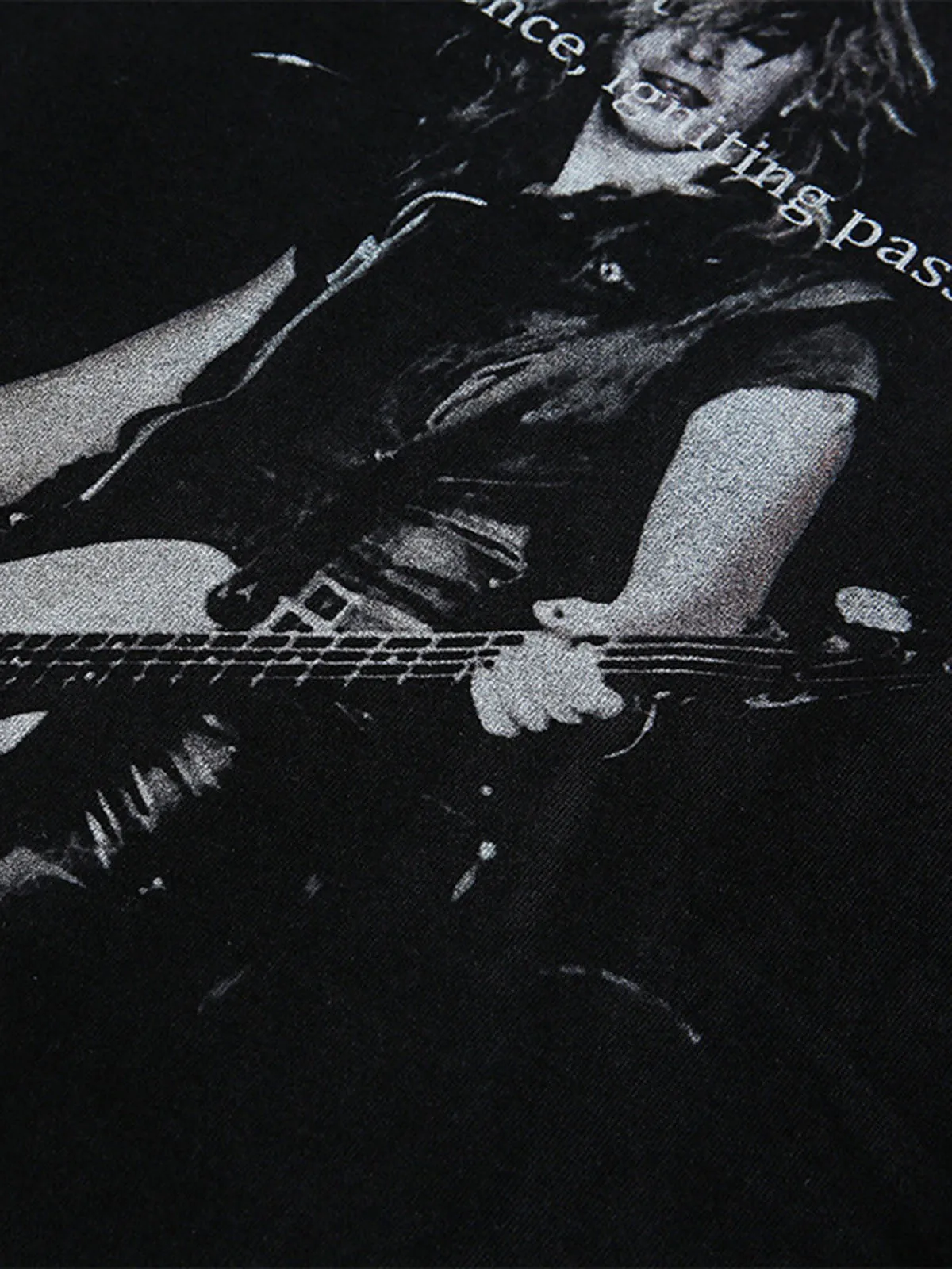 American Retro Rivet Design Street Hip-Hop Long Sleeves T-Shirt sold by Thesupermade product image thumbnail 4