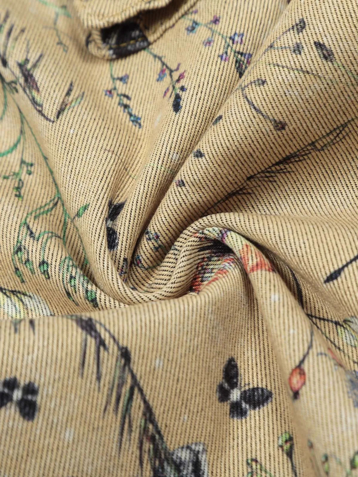 Retro Jacquard Straight-Leg Personalized Work Pants sold by Thesupermade product image thumbnail 4