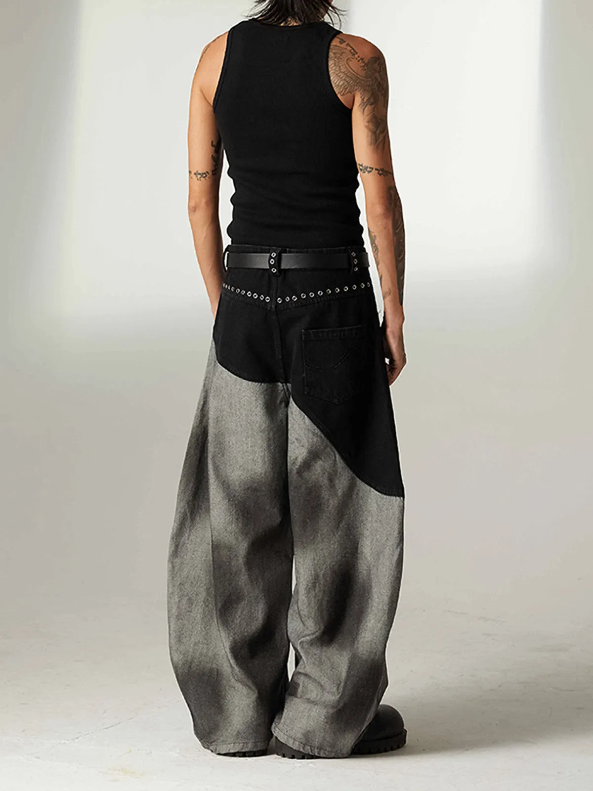 Machete RO Washed Stitching Jeans sold by Thesupermade product image thumbnail 3