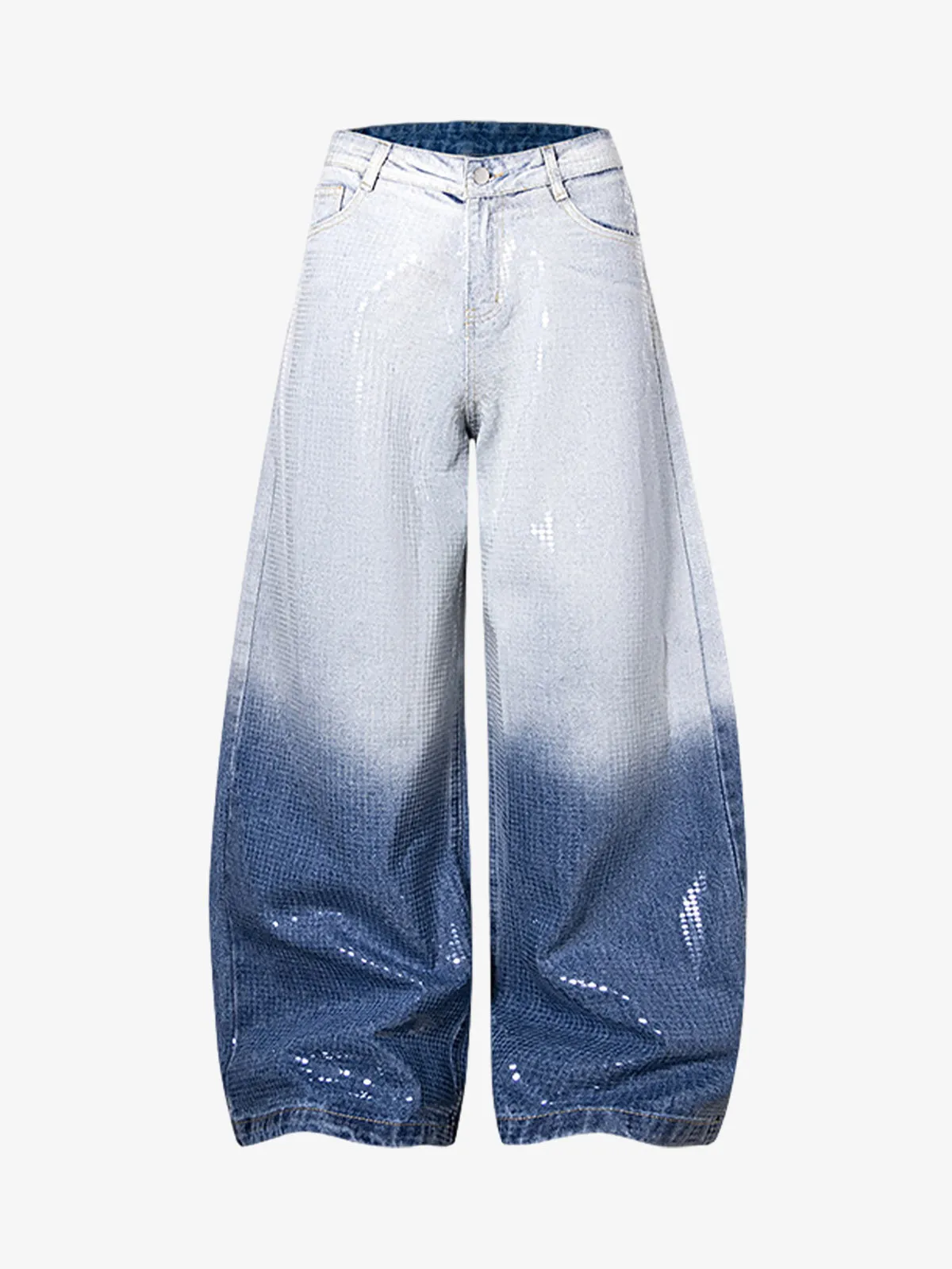 Retro Hot Diamond Gradient Jeans sold by Thesupermade