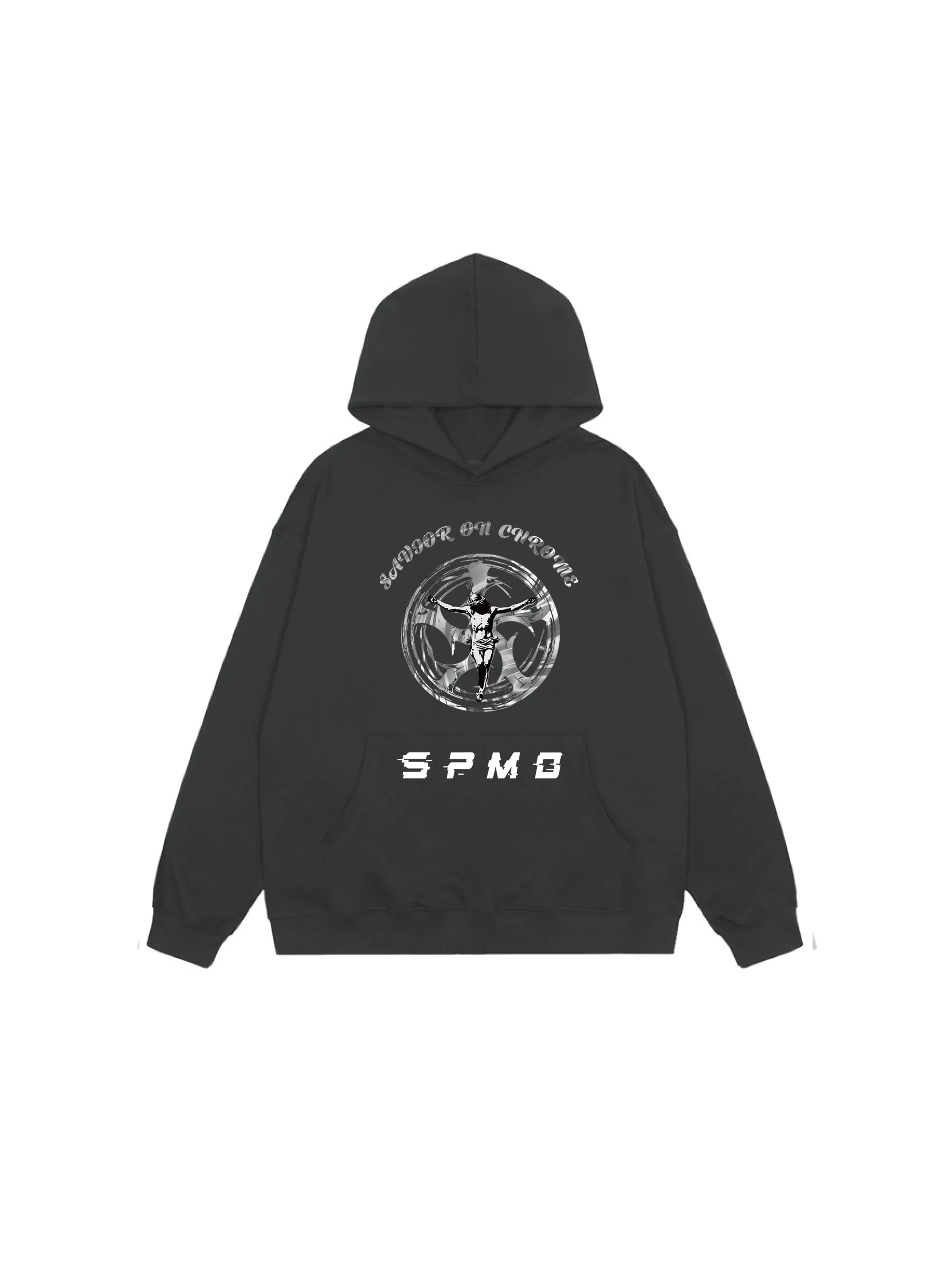 SAVIOR ON CHROME Graphic Hoodie sold by Thesupermade product image thumbnail 3