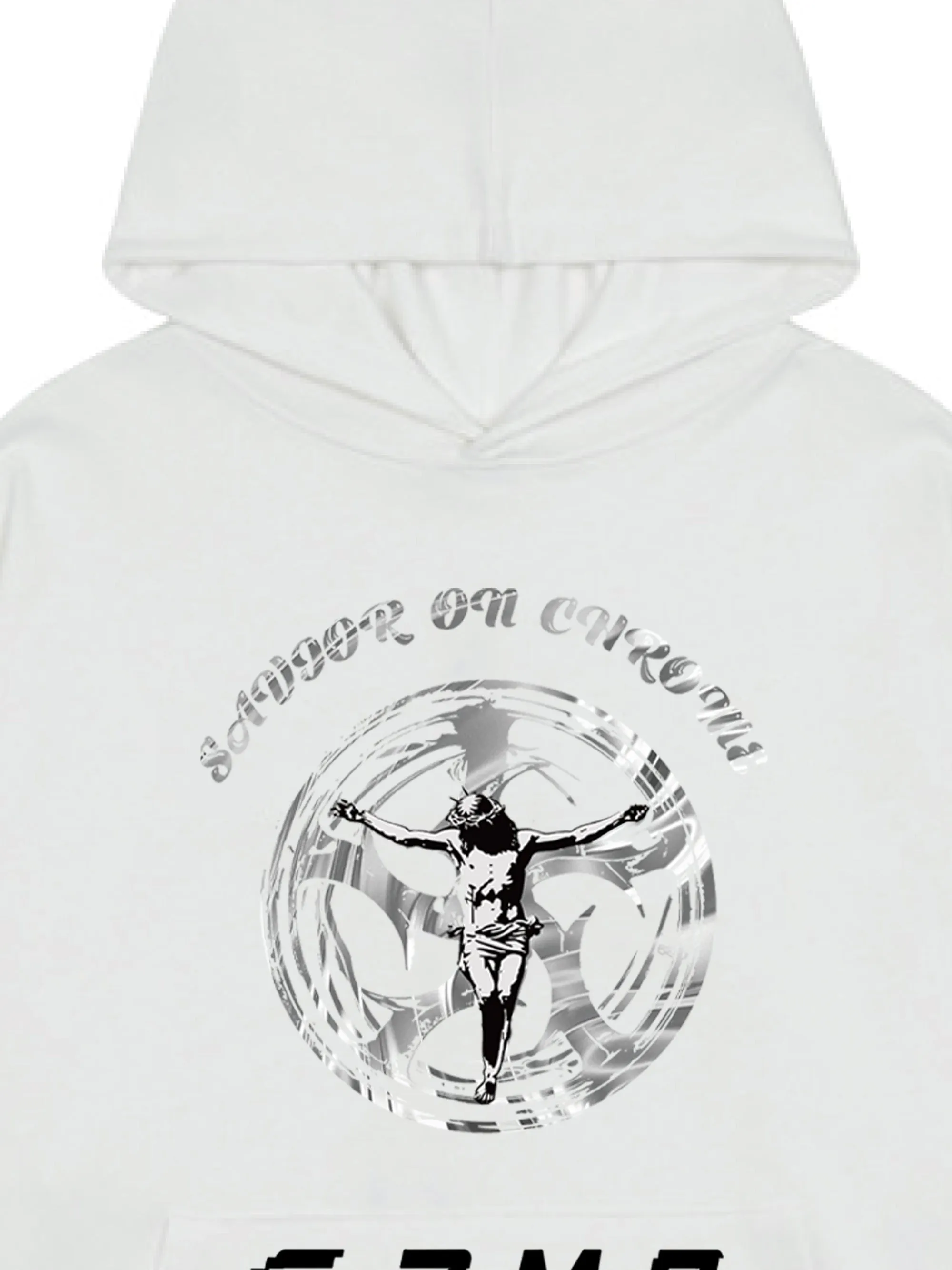 SAVIOR ON CHROME Graphic Hoodie sold by Thesupermade product image thumbnail 5