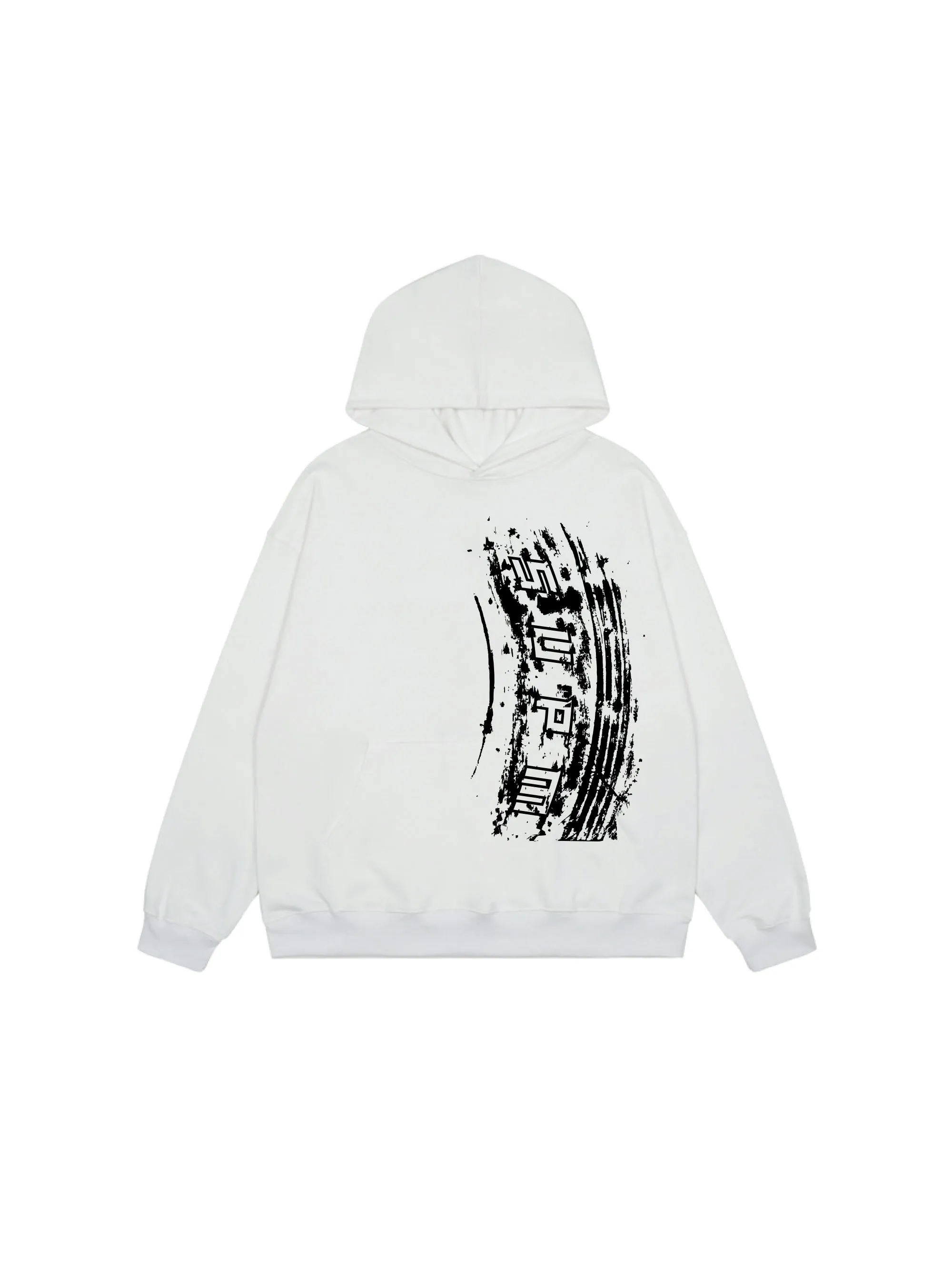 SUPM Tire Track Pattern Design Hoodie sold by Thesupermade