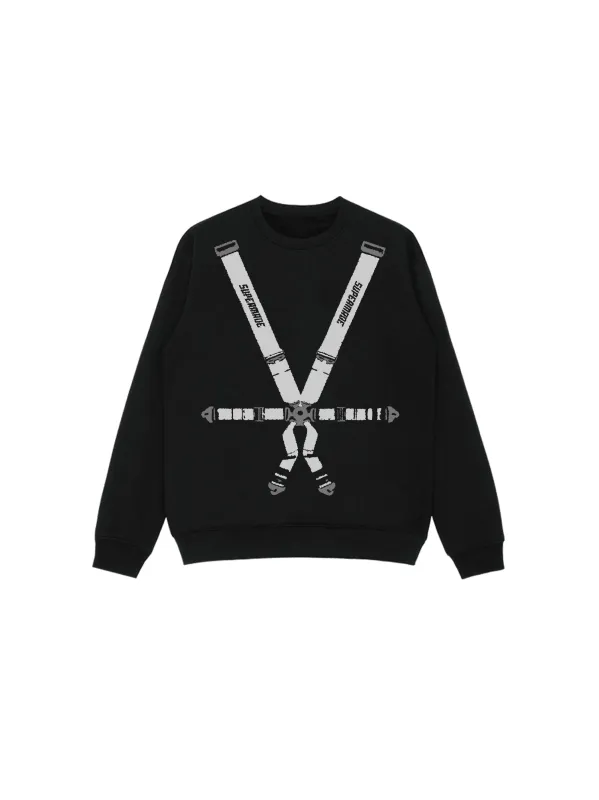Racing Seat Belt Graphic Sweatshirt sold by Thesupermade