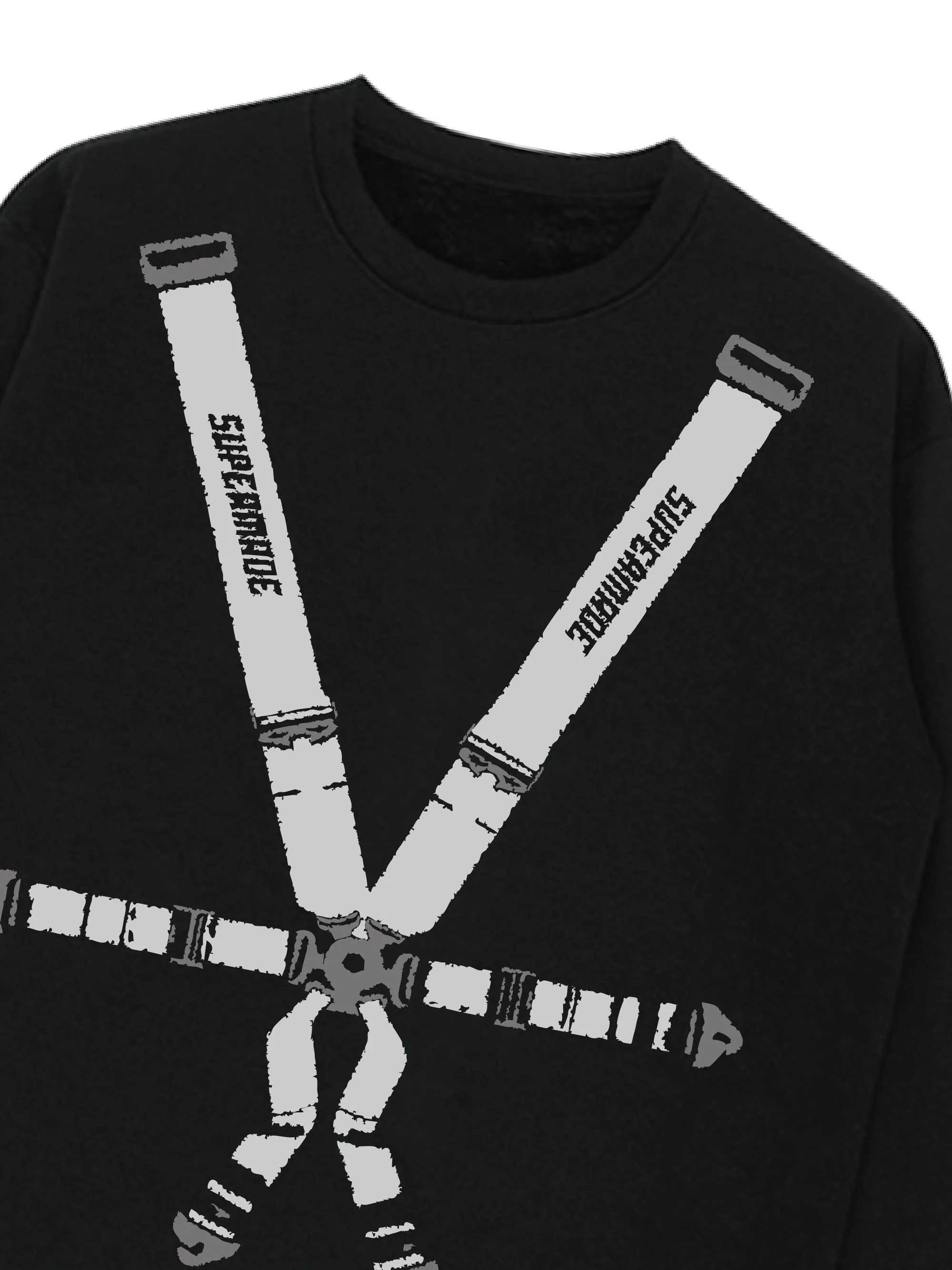 Racing Seat Belt Graphic Sweatshirt sold by Thesupermade product image thumbnail 5