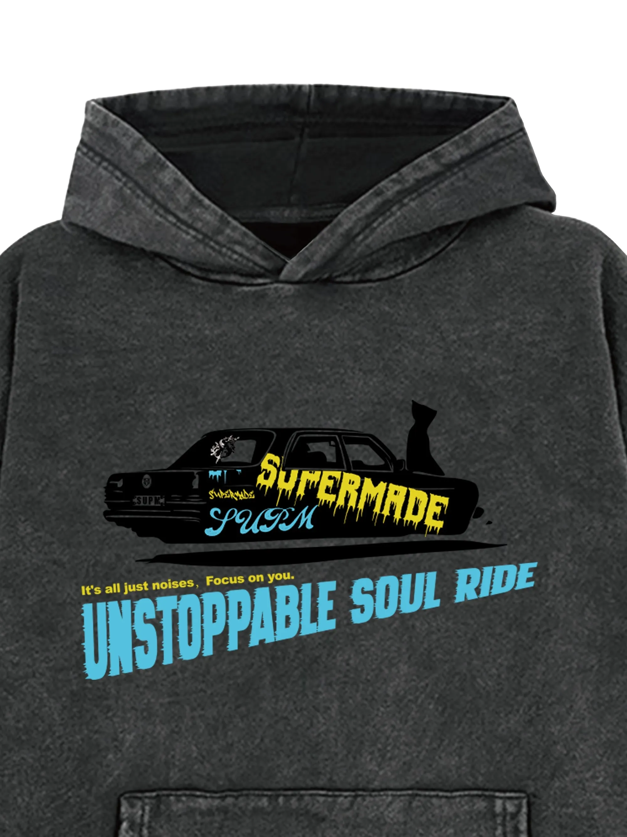 SPUERMADE Unstoppable Soul Ride Graphic Hoodie sold by Thesupermade product image thumbnail 2