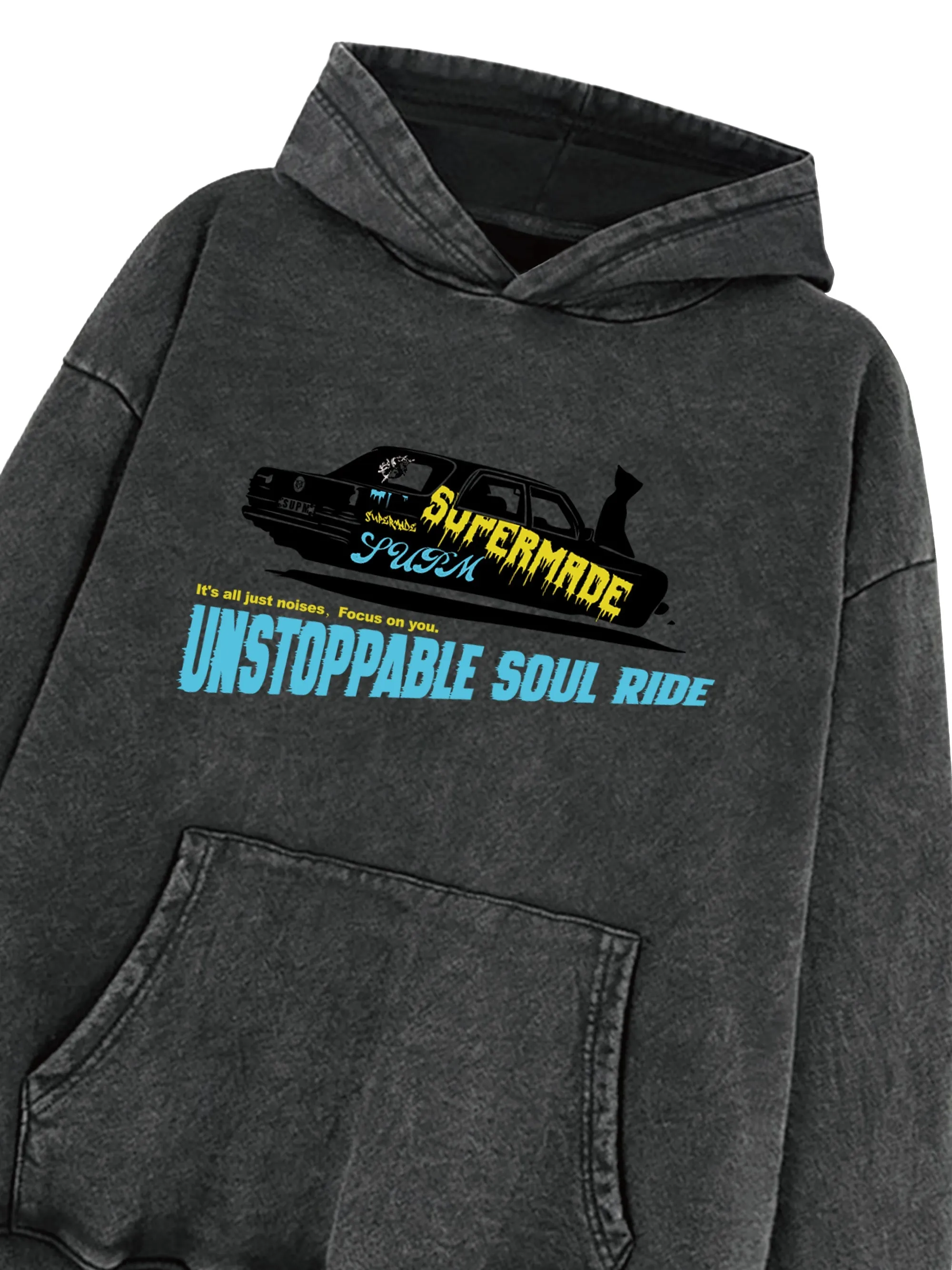 SPUERMADE Unstoppable Soul Ride Graphic Hoodie sold by Thesupermade product image thumbnail 3