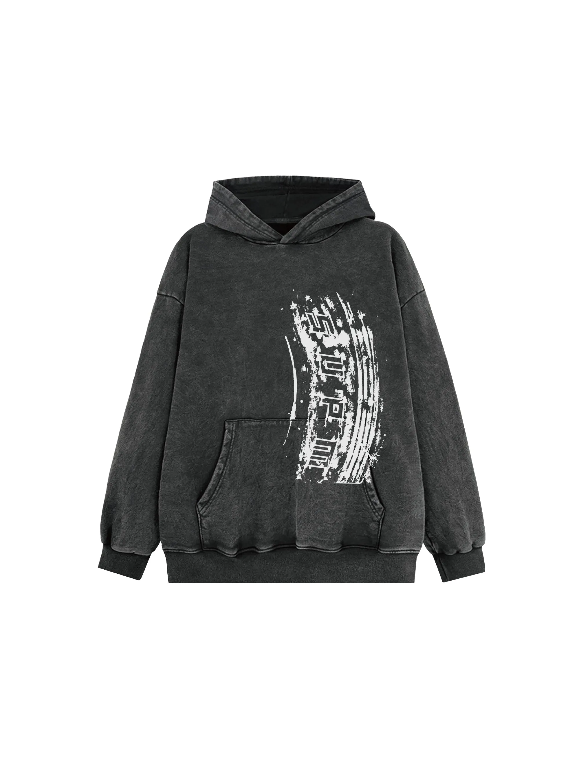 Tire Track Pattern Design Hoodie sold by Thesupermade