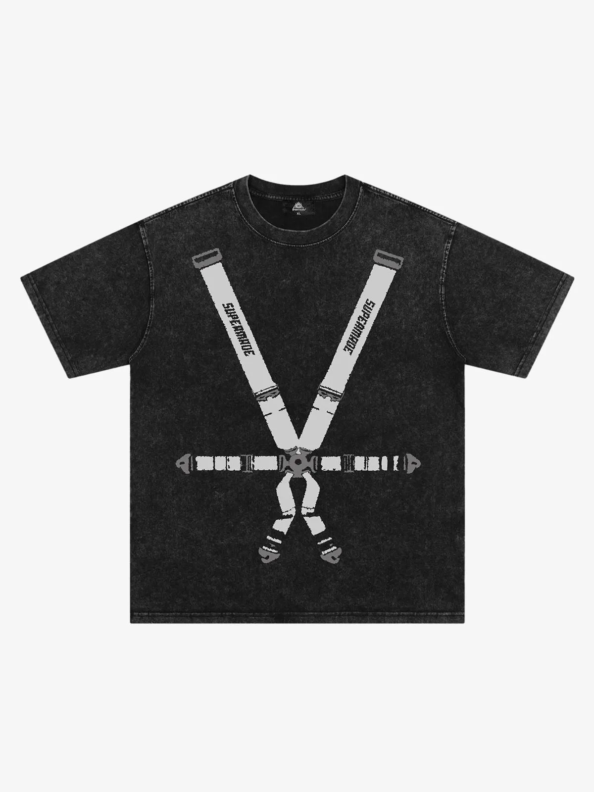 Original Racing seatbelt graphic T-shirt sold by Thesupermade product image thumbnail 2