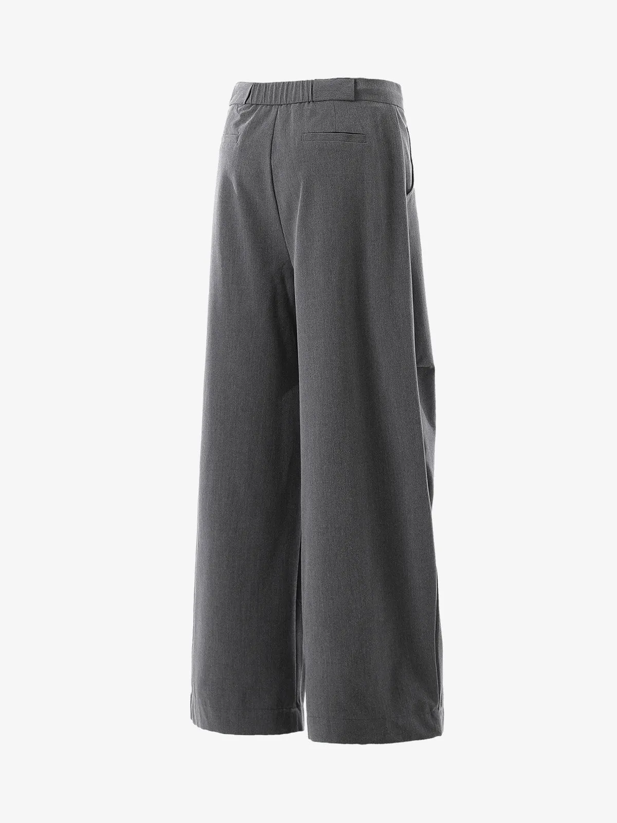 High Street Drawstring Design Pleated Flared Scimitar Pants sold by Thesupermade product image thumbnail 3