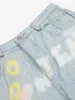 Retro Spray Graffiti Fun Straight Jeans - 2448 sold by Thesupermade