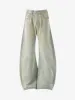Painted Washed Old Machete Mopping Jeans sold by Thesupermade