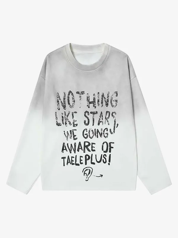 Distressed Washed Letter Print Dirty T-Shirt sold by Thesupermade