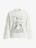 Hand-painted Cartoon Characters Printed Long-sleeved T-shirt sold by Thesupermade
