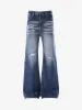 Hip-Hop Cut Distressed Washed Jeans sold by Thesupermade