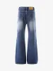 Hip-Hop Cut Distressed Washed Jeans sold by Thesupermade