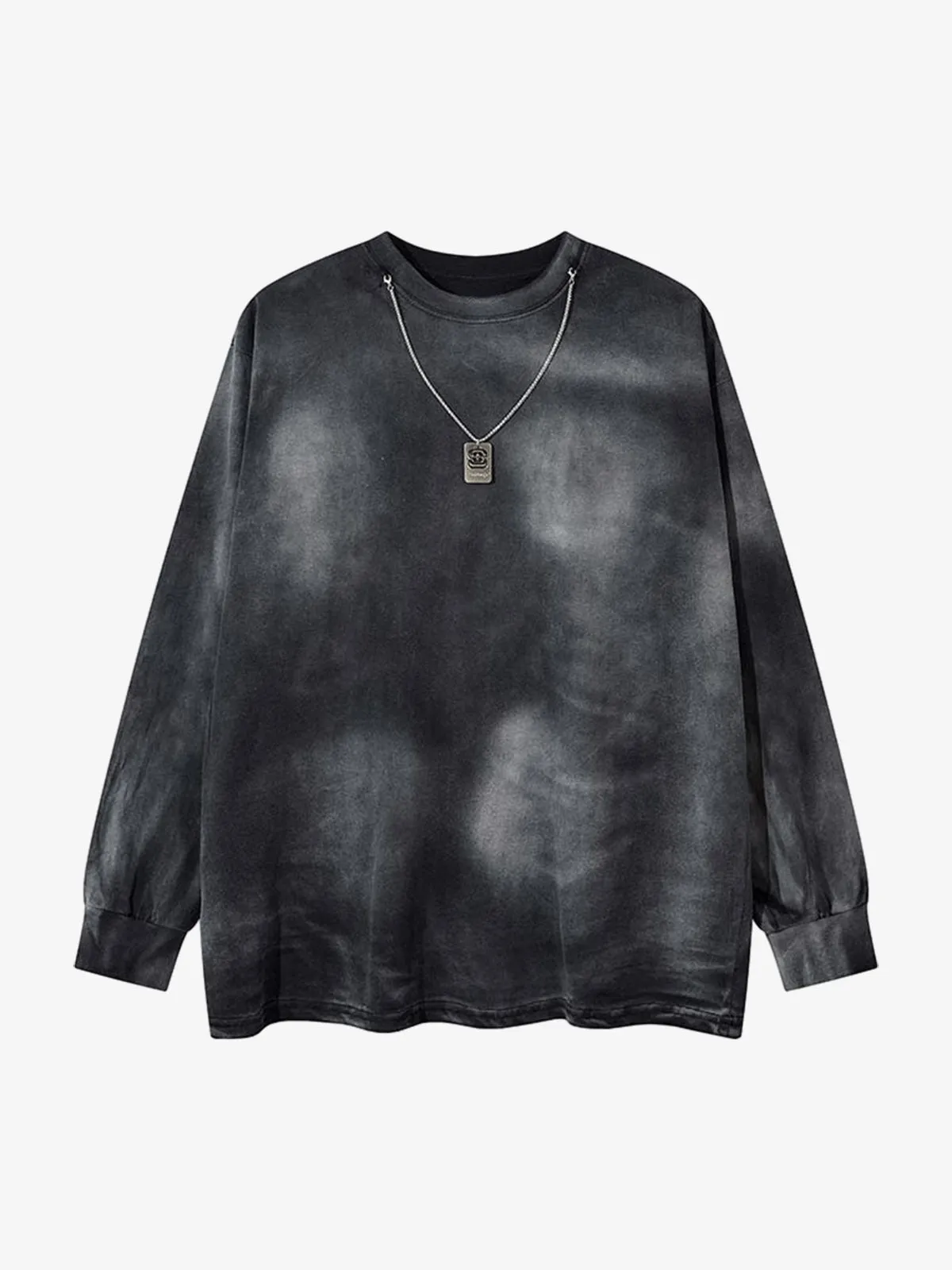 Inkjet Dirty Necklace Long-Sleeved T-Shirt sold by Thesupermade product image thumbnail 2