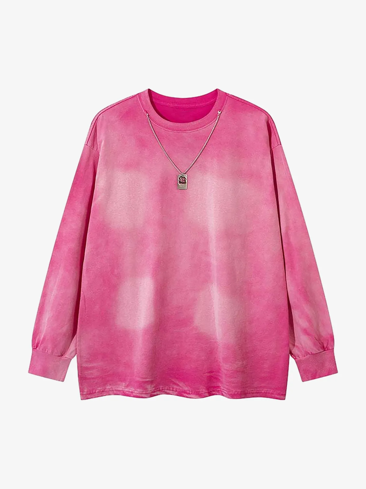 Inkjet Dirty Necklace Long-Sleeved T-Shirt sold by Thesupermade product image thumbnail 3