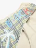 Contrast Graffiti Plaid Decorative Patchwork Loose Casual Pant sold by Thesupermade