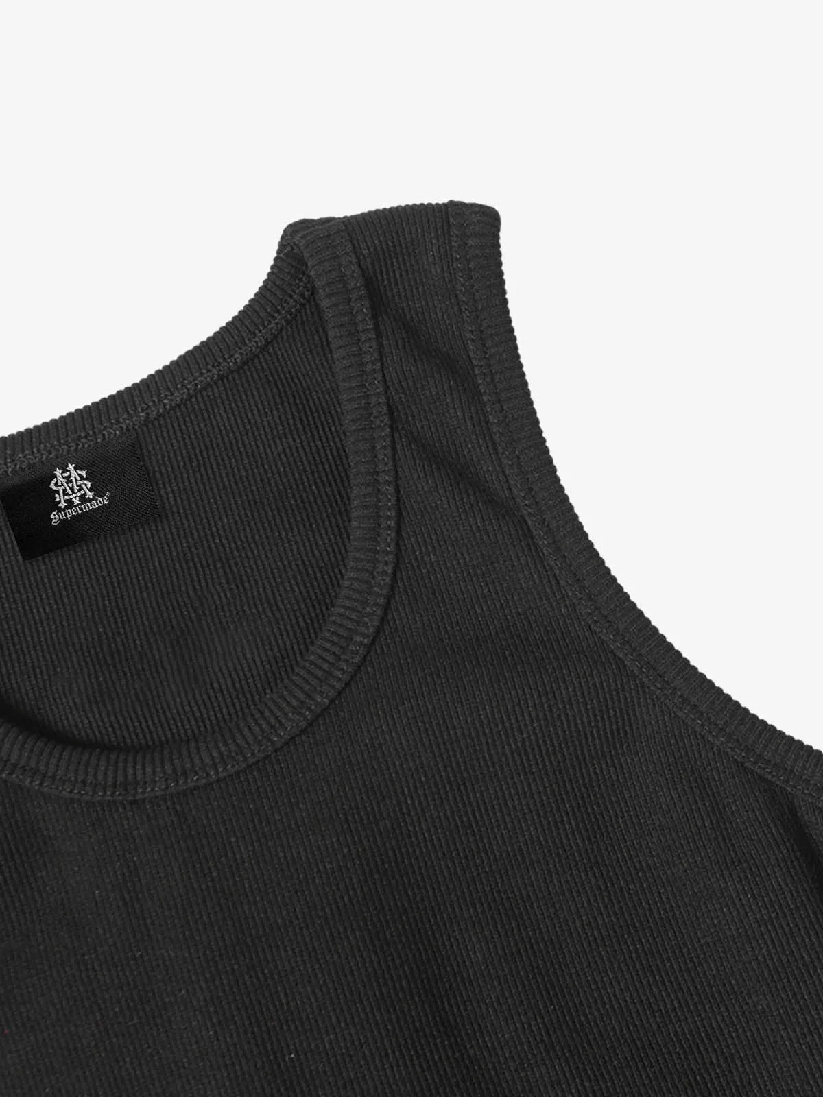 Street Ribbed Slim Fit Printed Vest sold by Thesupermade product image thumbnail 5