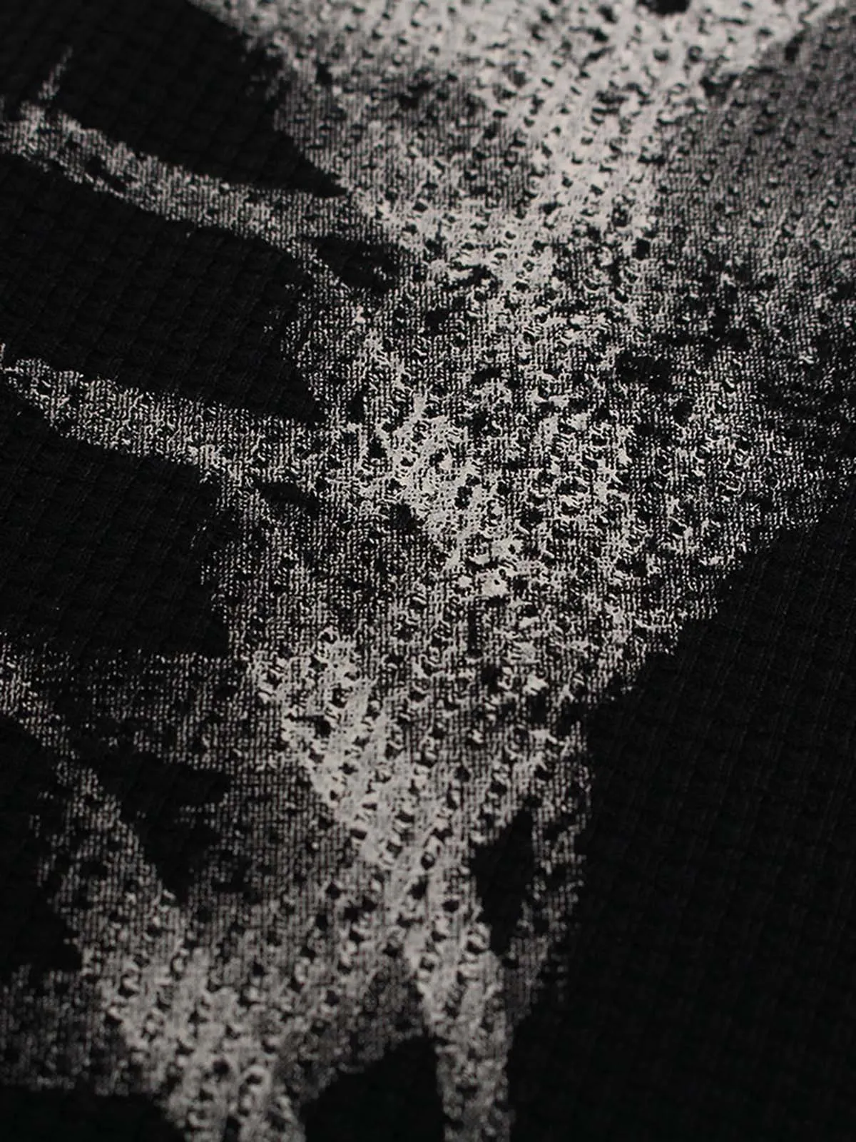 Skeleton Graphic Waffle Sweatshirt - 2495 sold by Thesupermade product image thumbnail 5