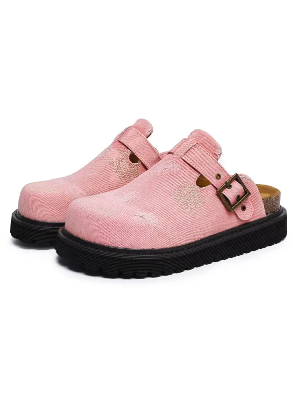 Thesupermade Vintage Denim Embroidered Birkenstocks - 2231 sold by Thesupermade