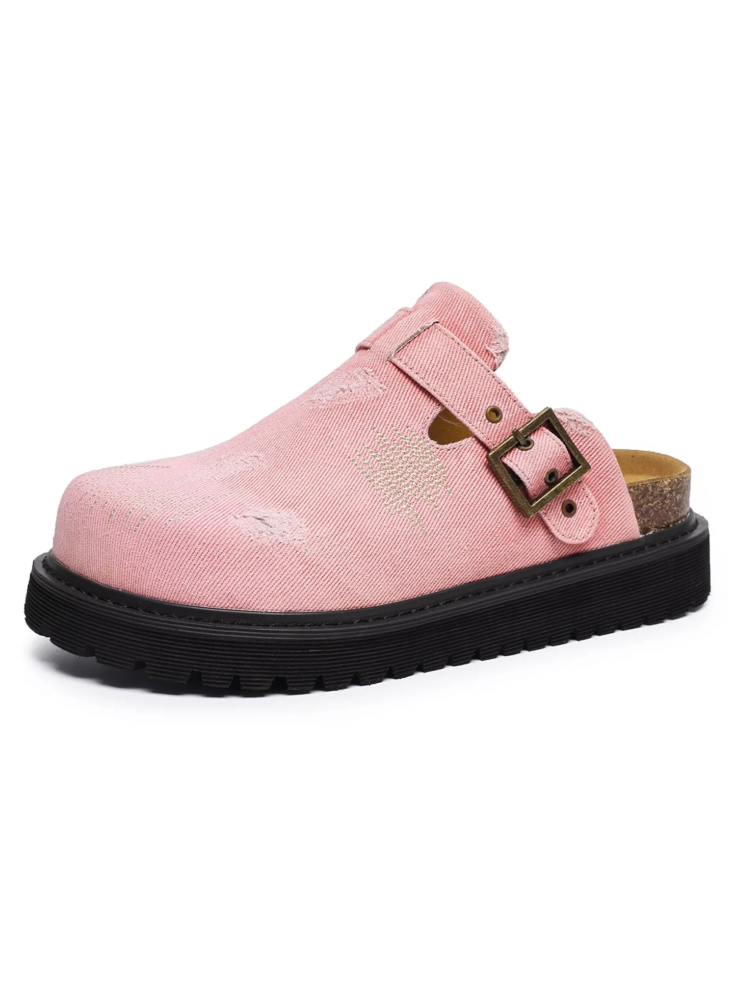 Thesupermade Vintage Denim Embroidered Birkenstocks 2231 Parallel