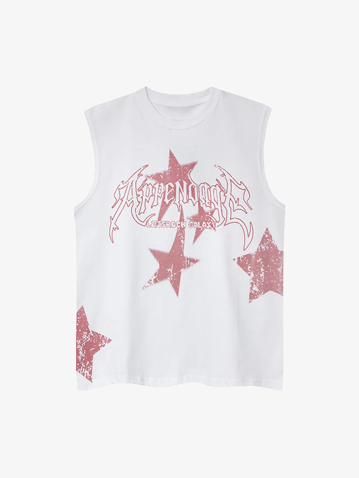 Washed Star Print Vest sold by Thesupermade product image thumbnail 2