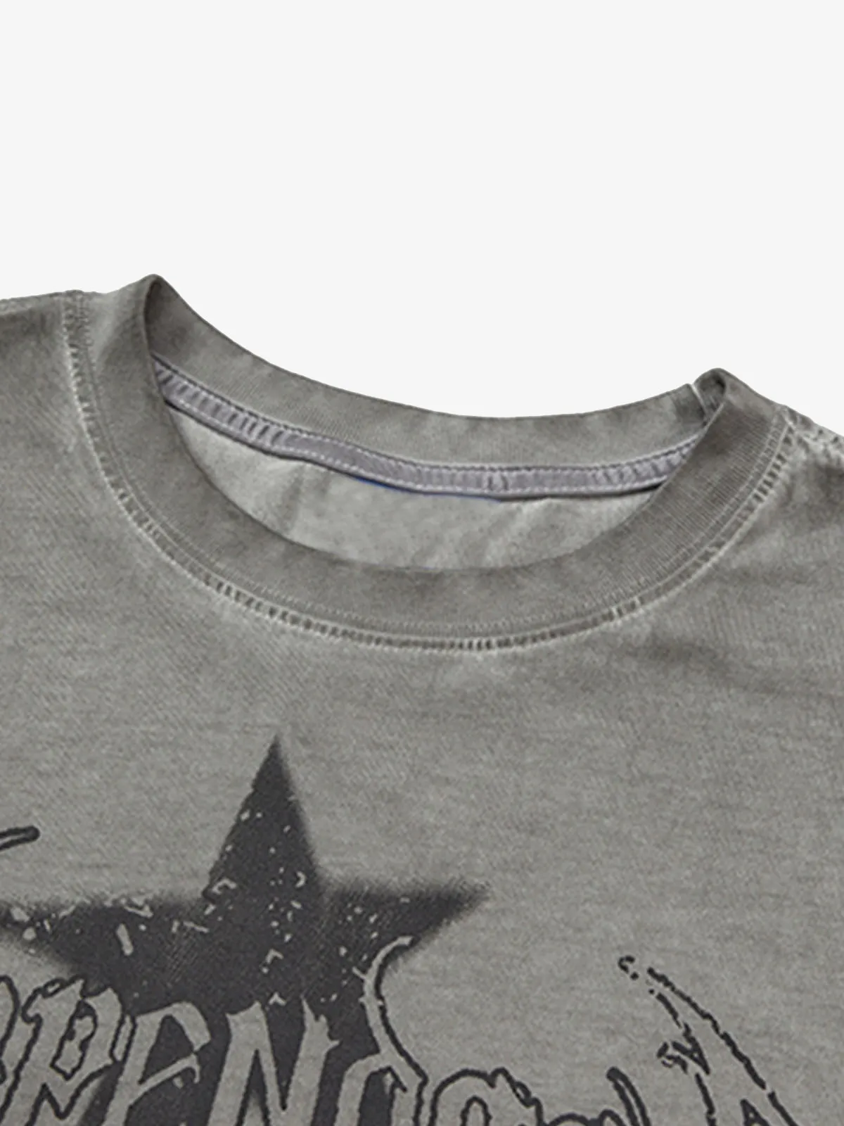 Washed Star Print Vest sold by Thesupermade product image thumbnail 5