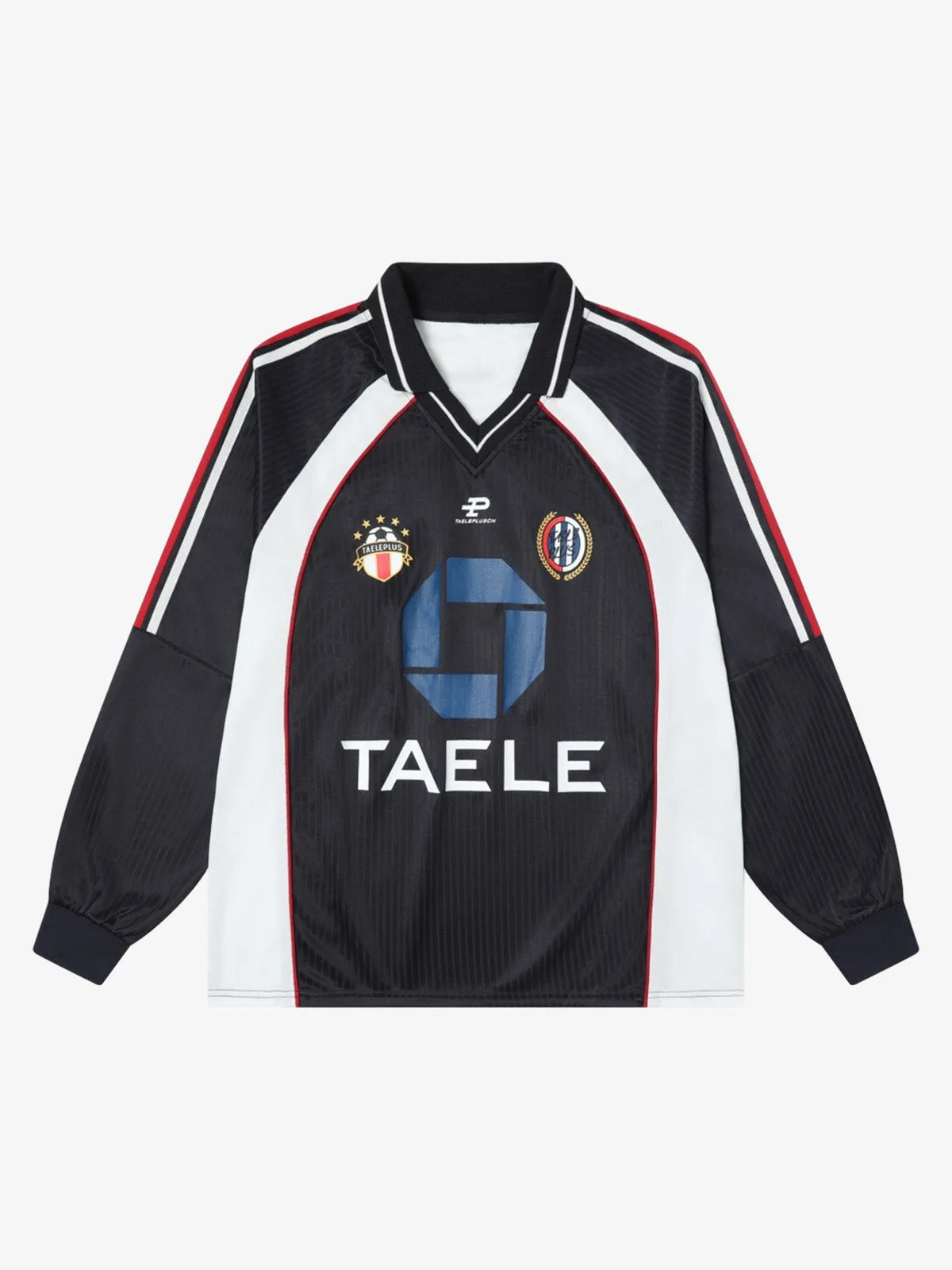 Retro Print Jersey Motorcycle Lapel Polo Shirt sold by Thesupermade