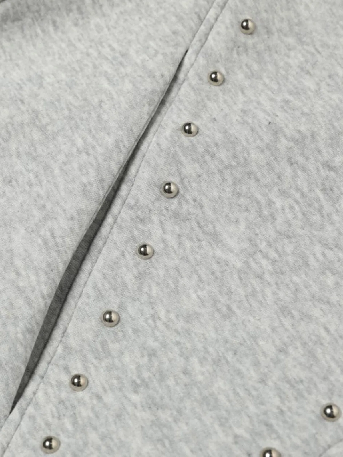 Rivet Doberman Cardigan Zipper Hooded Sweatshirt sold by Thesupermade product image thumbnail 5