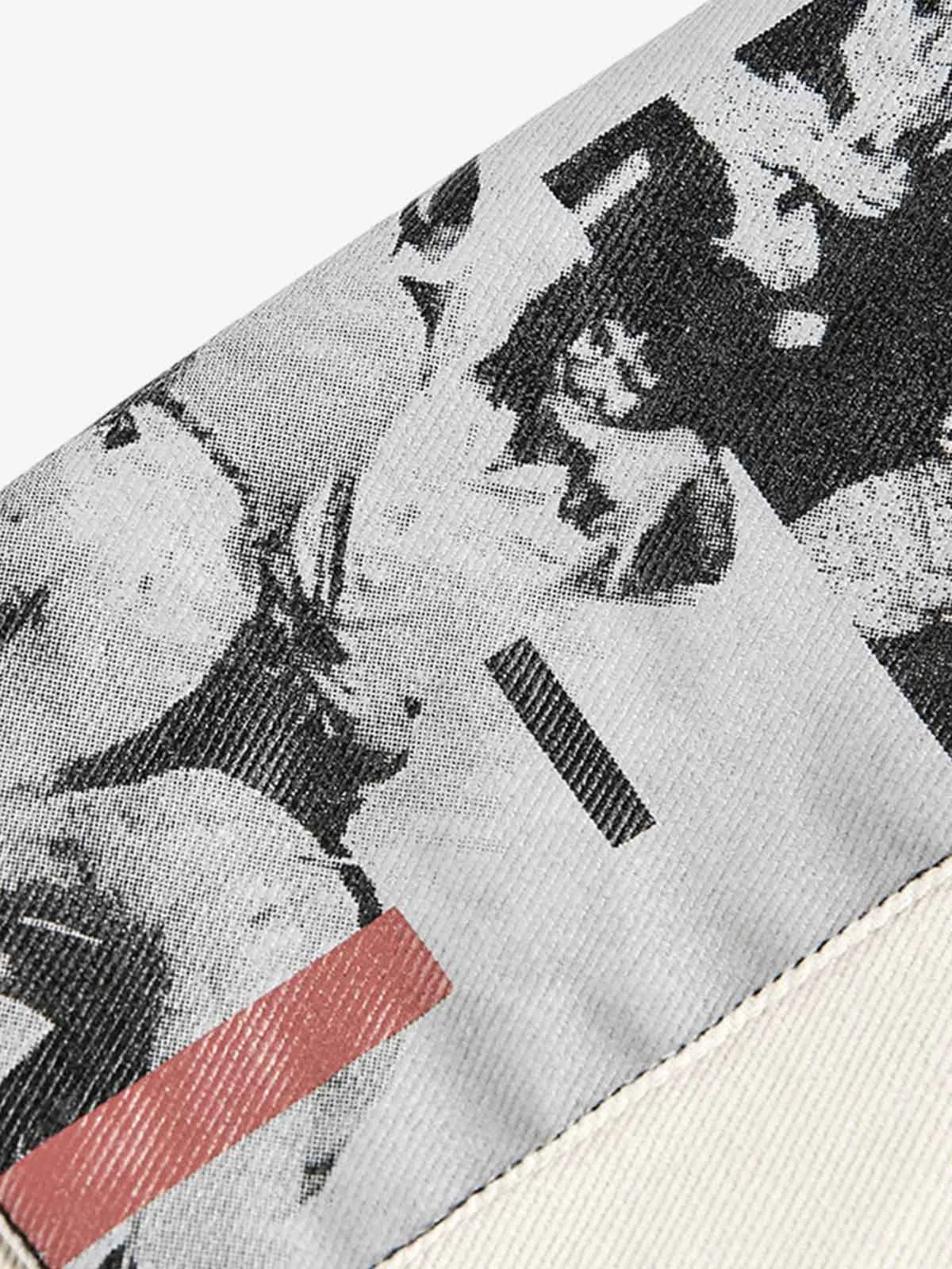 Street Washed Distressed Detroit Jacket sold by Thesupermade product image thumbnail 3