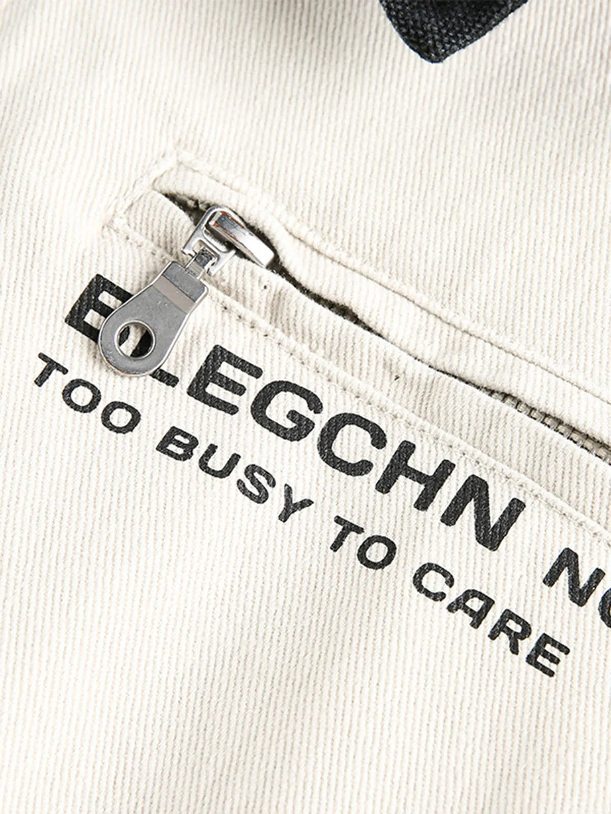 Street Washed Distressed Detroit Jacket sold by Thesupermade product image thumbnail 4