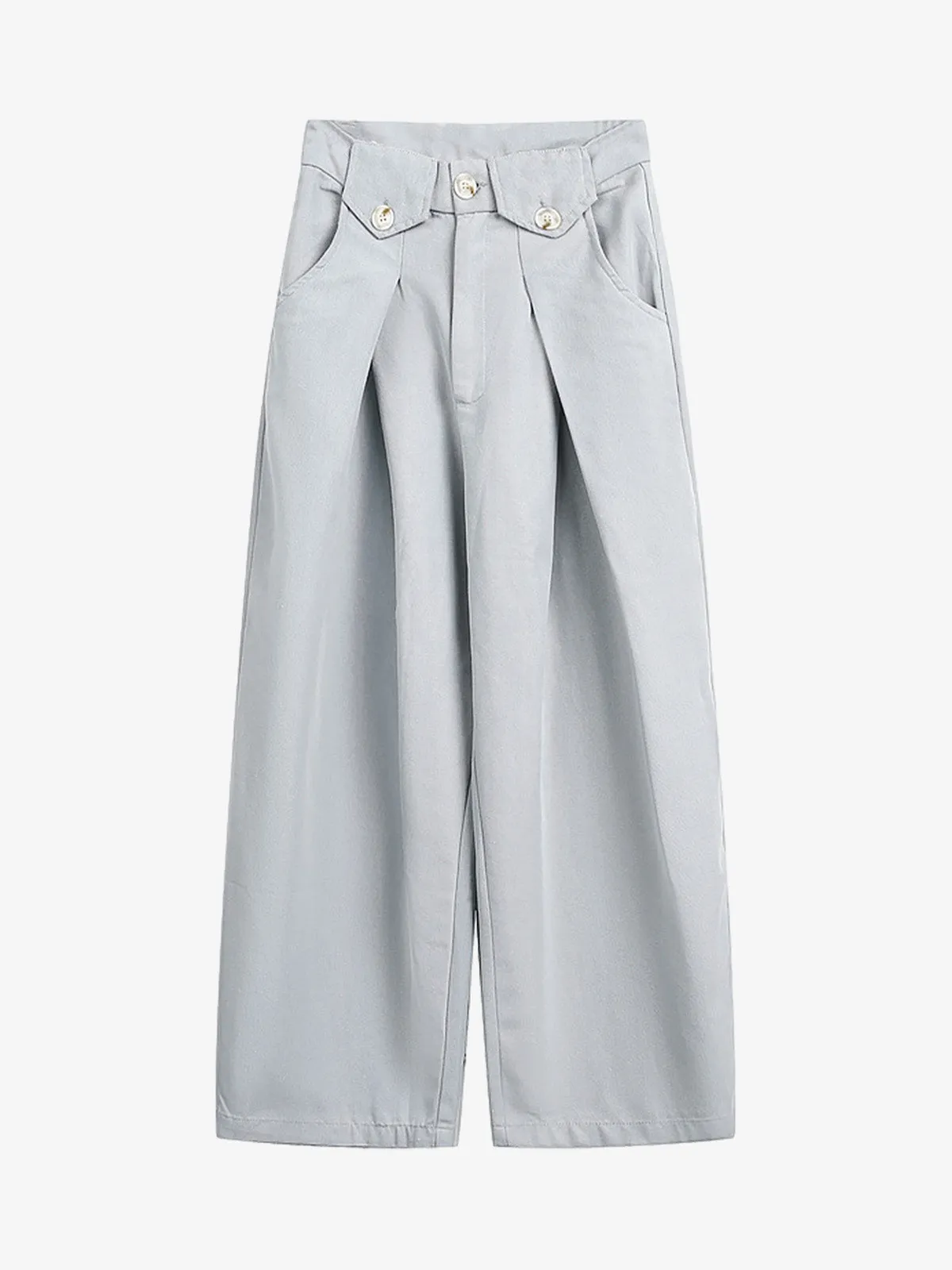 Pleated Button-Down Scimitar Jeans sold by Thesupermade