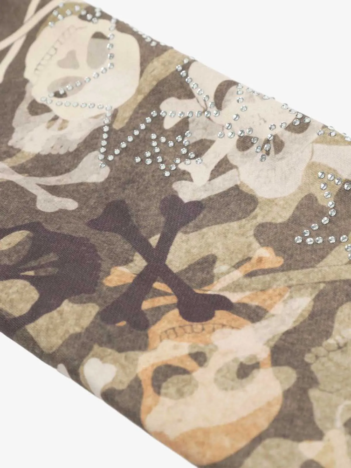 Skull Camouflage Fur Collar Hot Diamond Hooded Jacket - 2507 sold by Thesupermade product image thumbnail 4