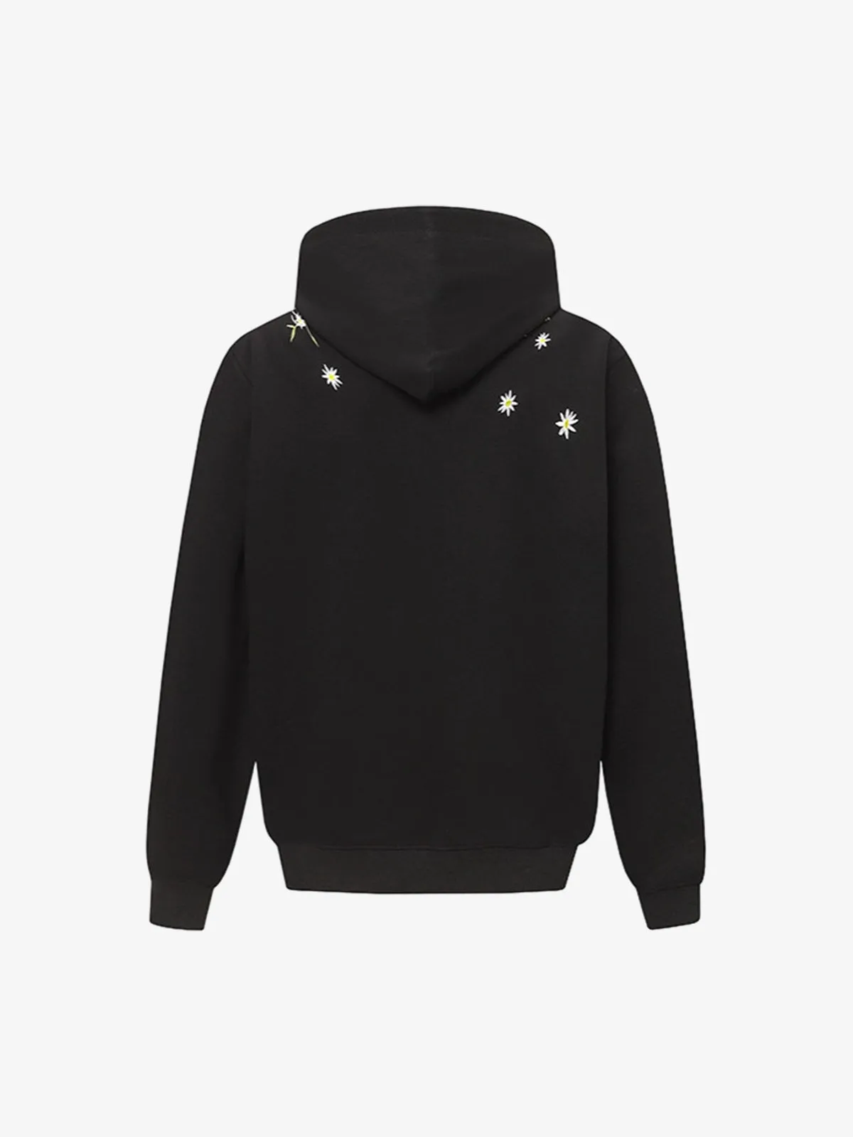 Daisy Embroidery Floral Pattern Heavyweight Hoodie sold by Thesupermade product image thumbnail 2