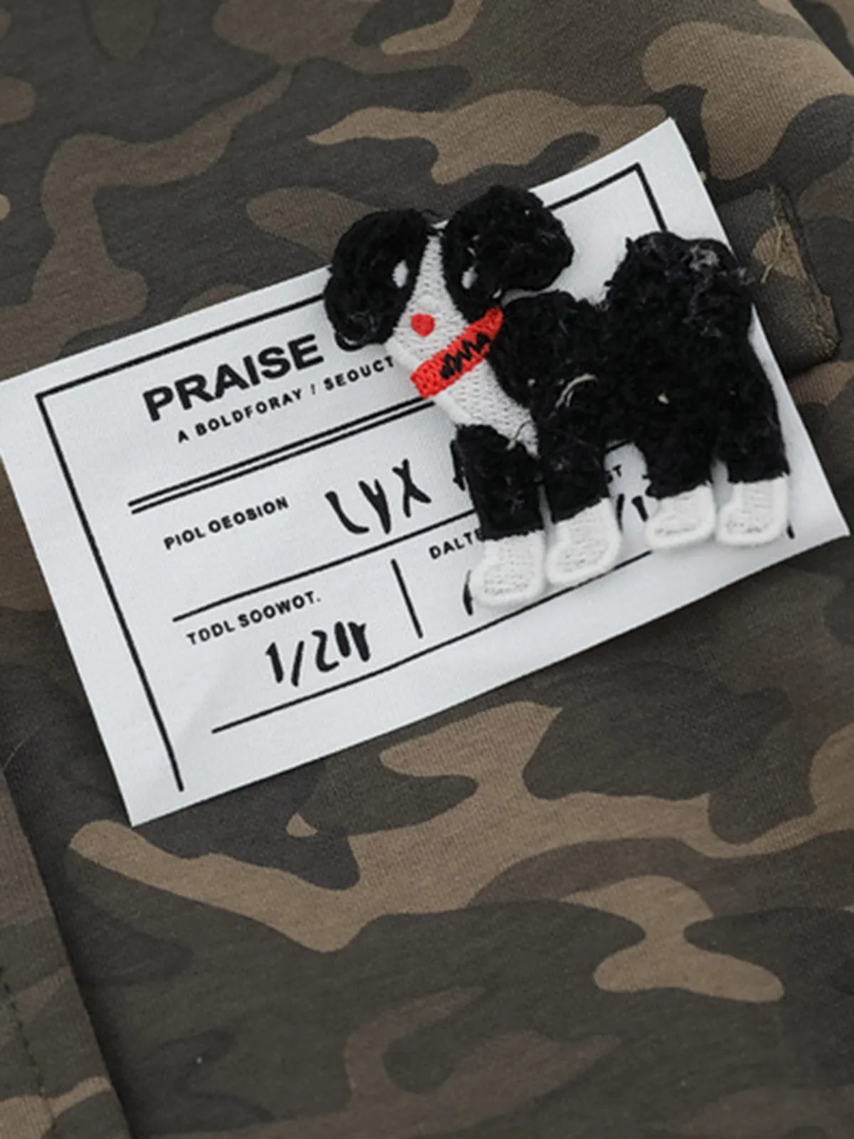 Camouflage Cardigan Utility Zip Up Fur Hooded Jacket sold by Thesupermade product image thumbnail 4