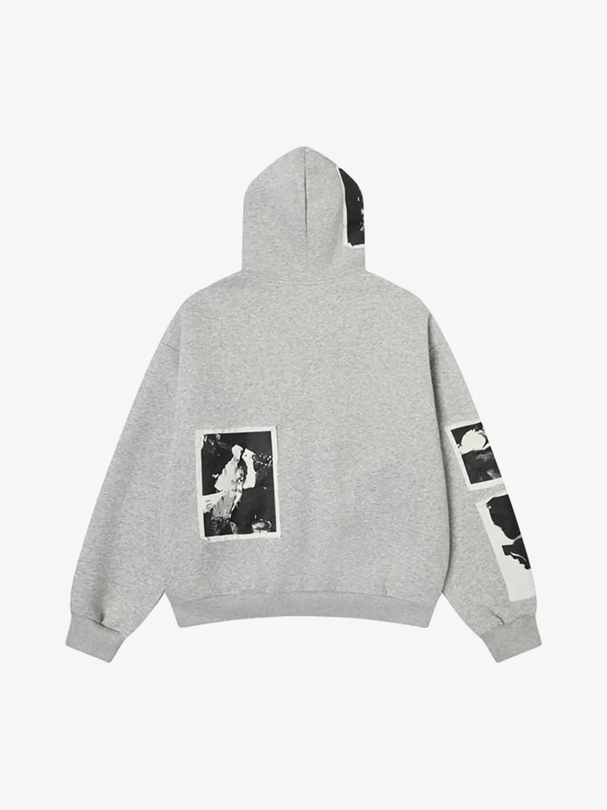Character Letter Print Loose Fit Hooded Sweatshirt sold by Thesupermade product image thumbnail 2