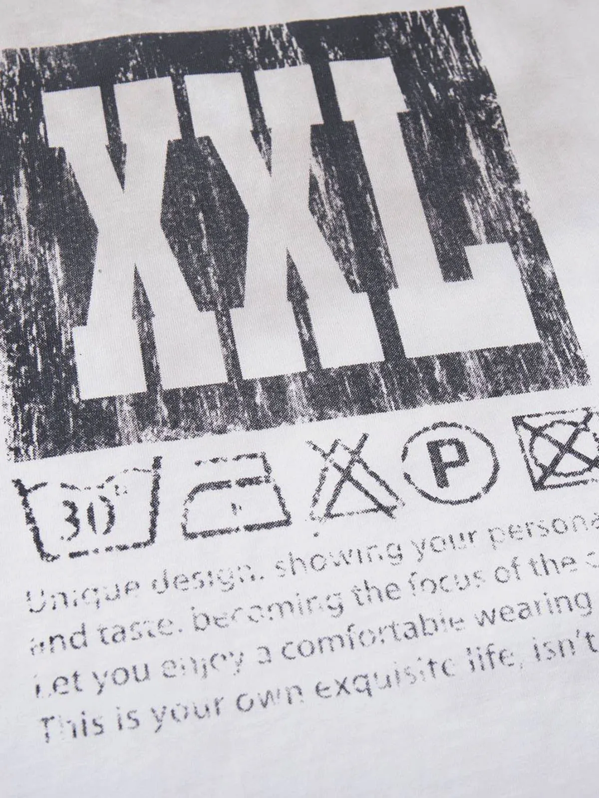 Street Dirty Dyed Washed Long-Sleeved T-Shirt sold by Thesupermade product image thumbnail 3