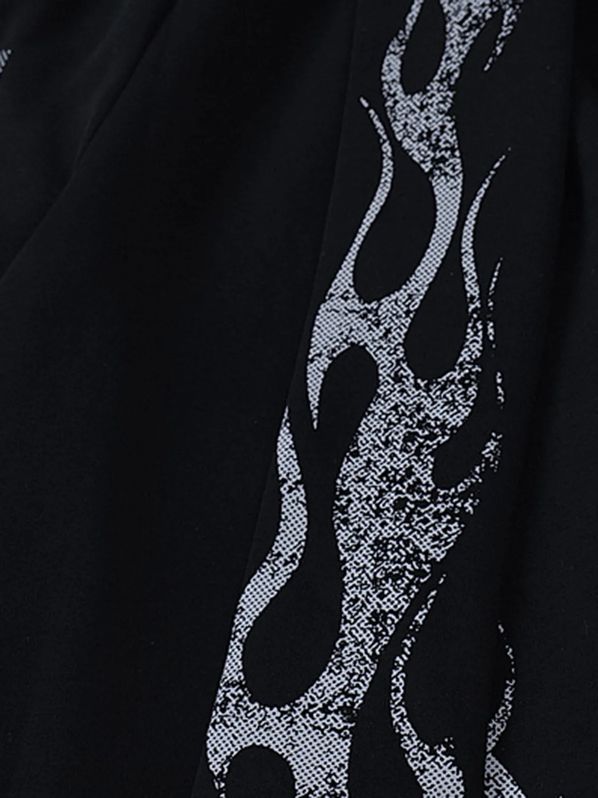 Dark Street Letter Flame Sweatpants sold by Thesupermade product image thumbnail 4