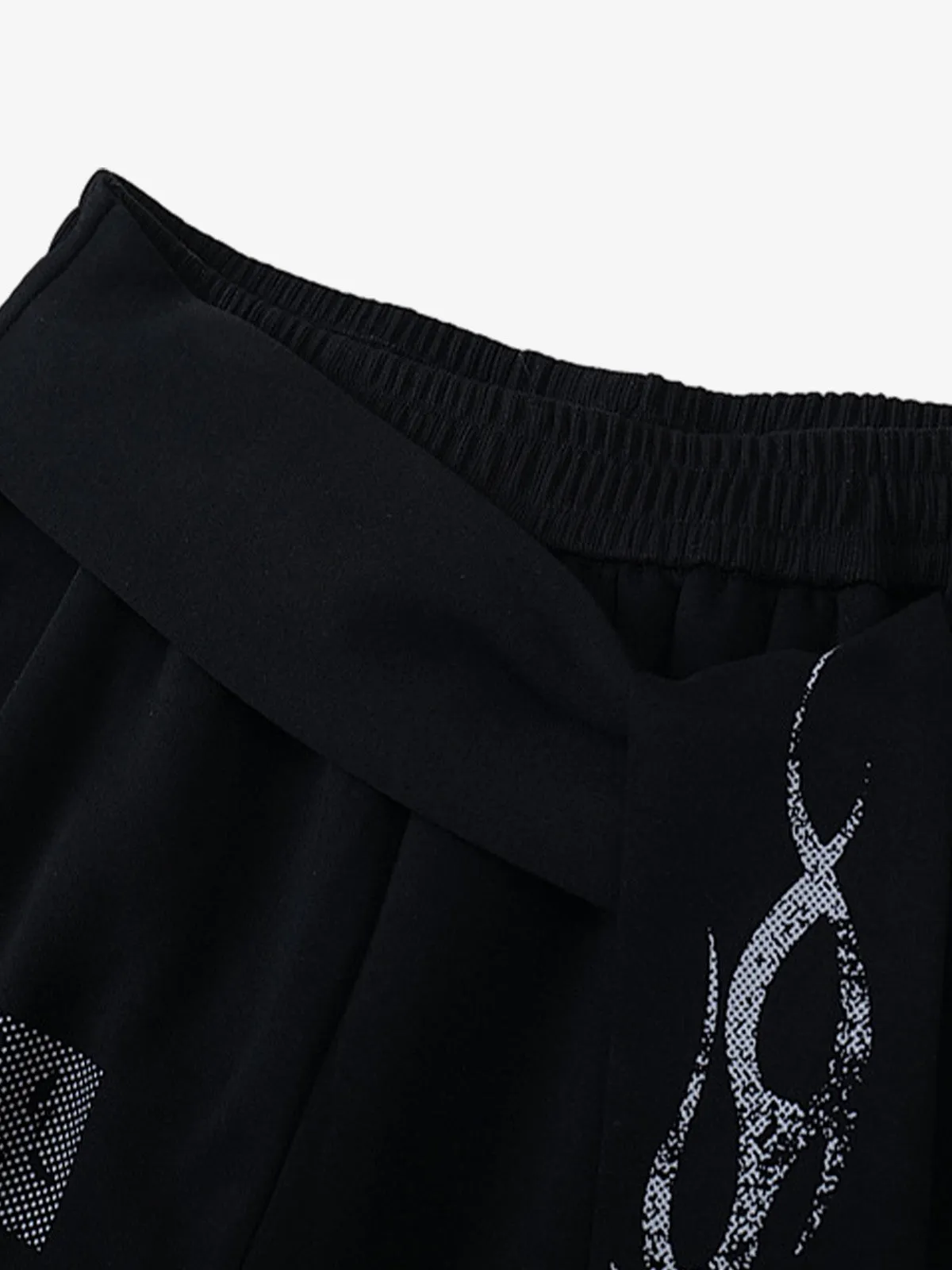 Dark Street Letter Flame Sweatpants sold by Thesupermade product image thumbnail 3