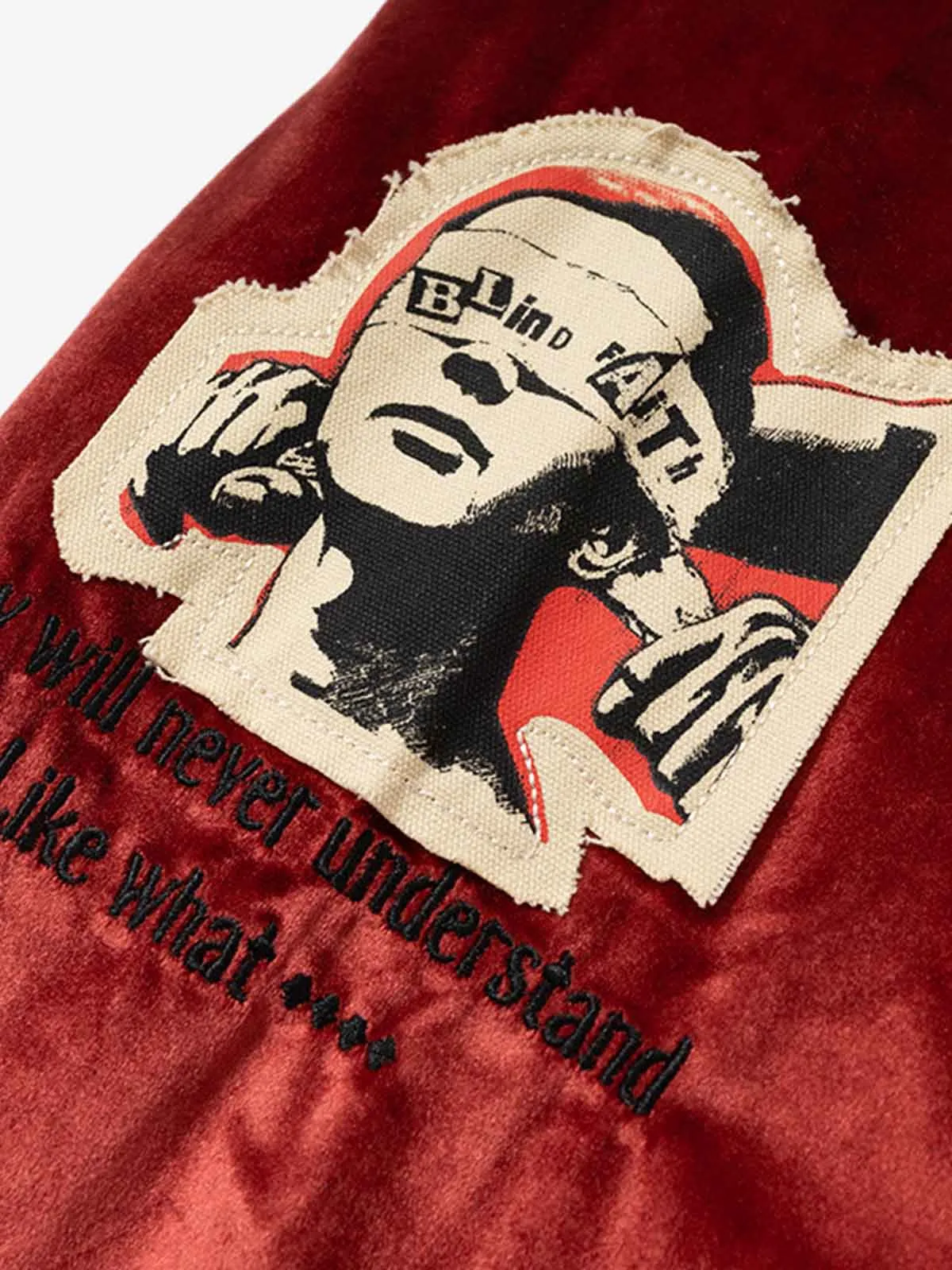 Retro Heavy Design Flight Baseball Jacket sold by Thesupermade product image thumbnail 4