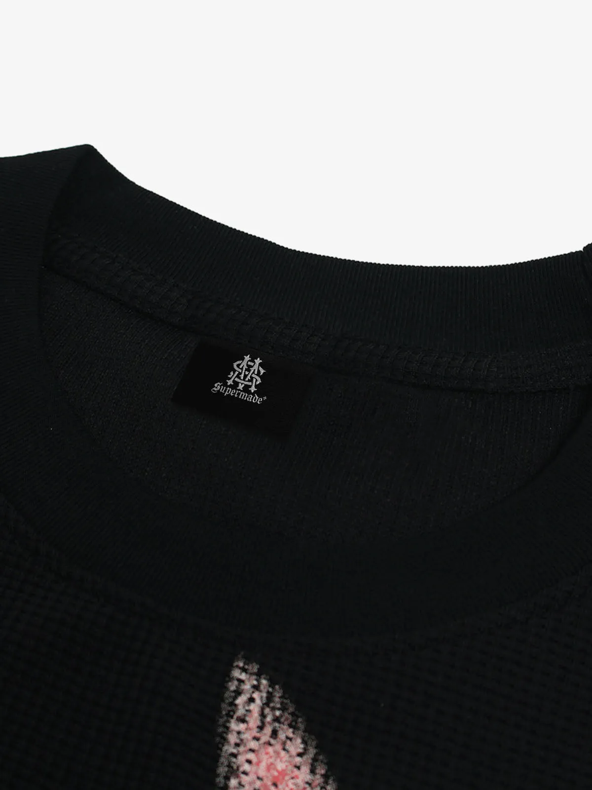 Cat Print Long-Sleeved T-Shirt sold by Thesupermade product image thumbnail 3